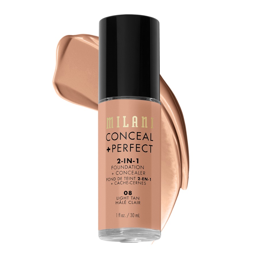 Milani Conceal + Perfect 2-in-1 Foundation + Concealer Podkłady 30 ml LIGHT TAN