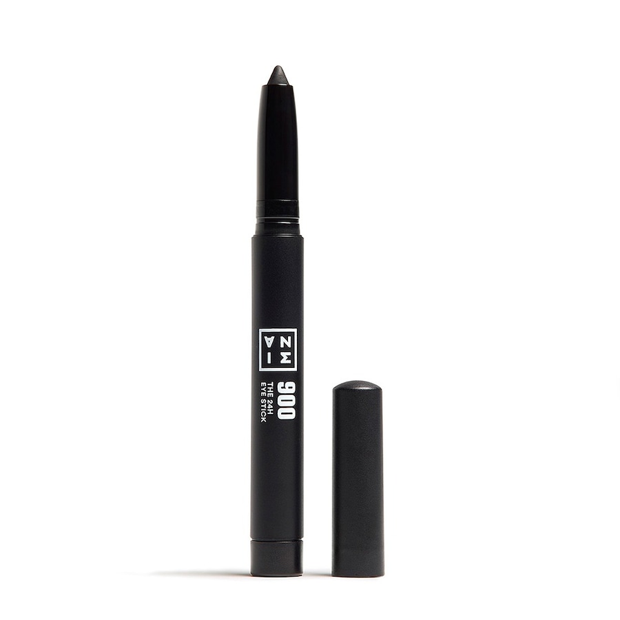 3INA The 24H Eye Stick Cienie do powiek 1,4 g BLACK - BLACK