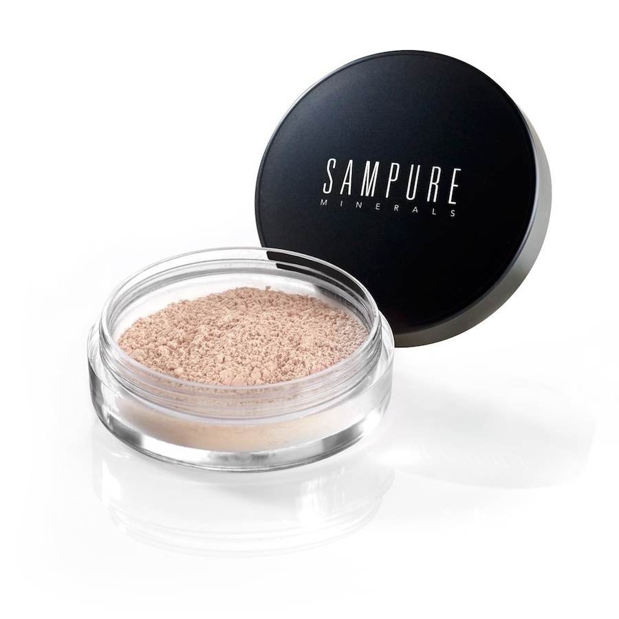 Sampure Minerals Podkład mineralny rozświetlający 3 w 1 LIGHT BEIGE Podkłady 2,5 g 2.5 g