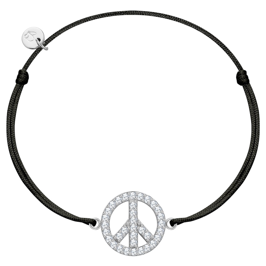 Glanzstücke München Bransoletka Peace Srebro wysokiej próby Srebrny Bransoletki 1 ct Damski