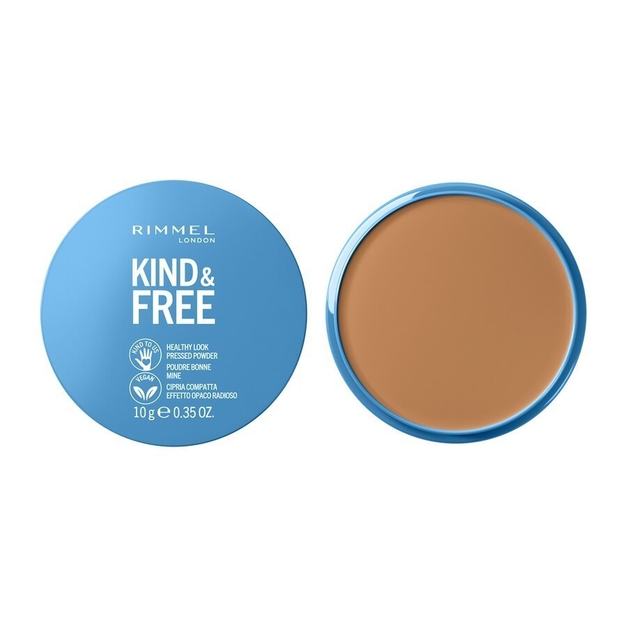 Rimmel London KIND&FREE - wegański puder prasowany nr 20 Light Makijaż twarzy 10 g