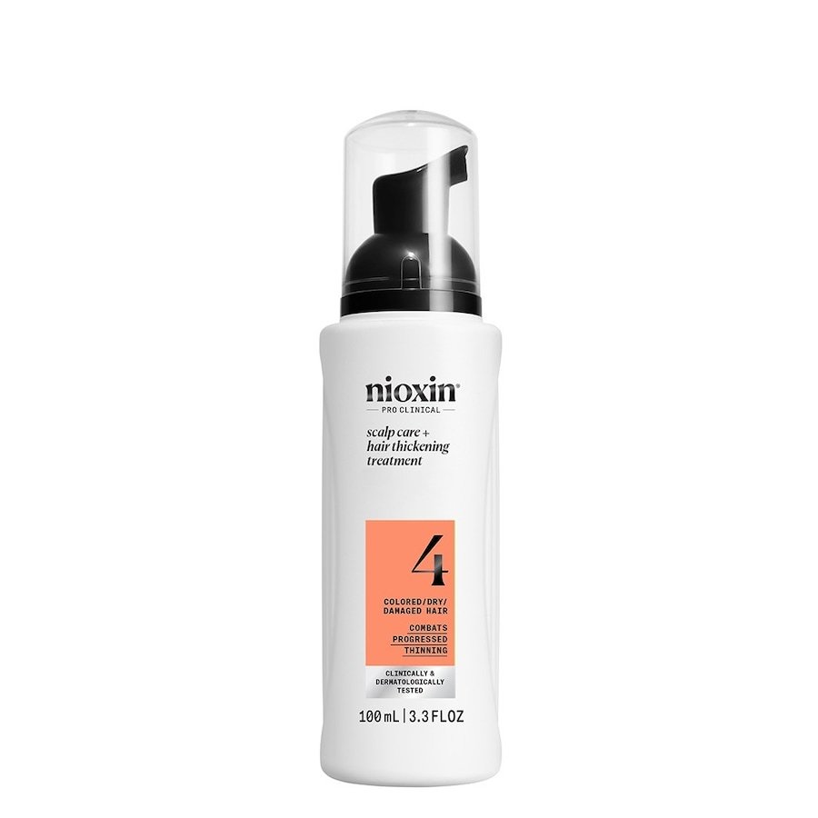 Nioxin Nioxin System 4 serum bez spłukiwania do skóry głowy i włosów farbowanych, lekko mocno, 100 ml Maski do włosów