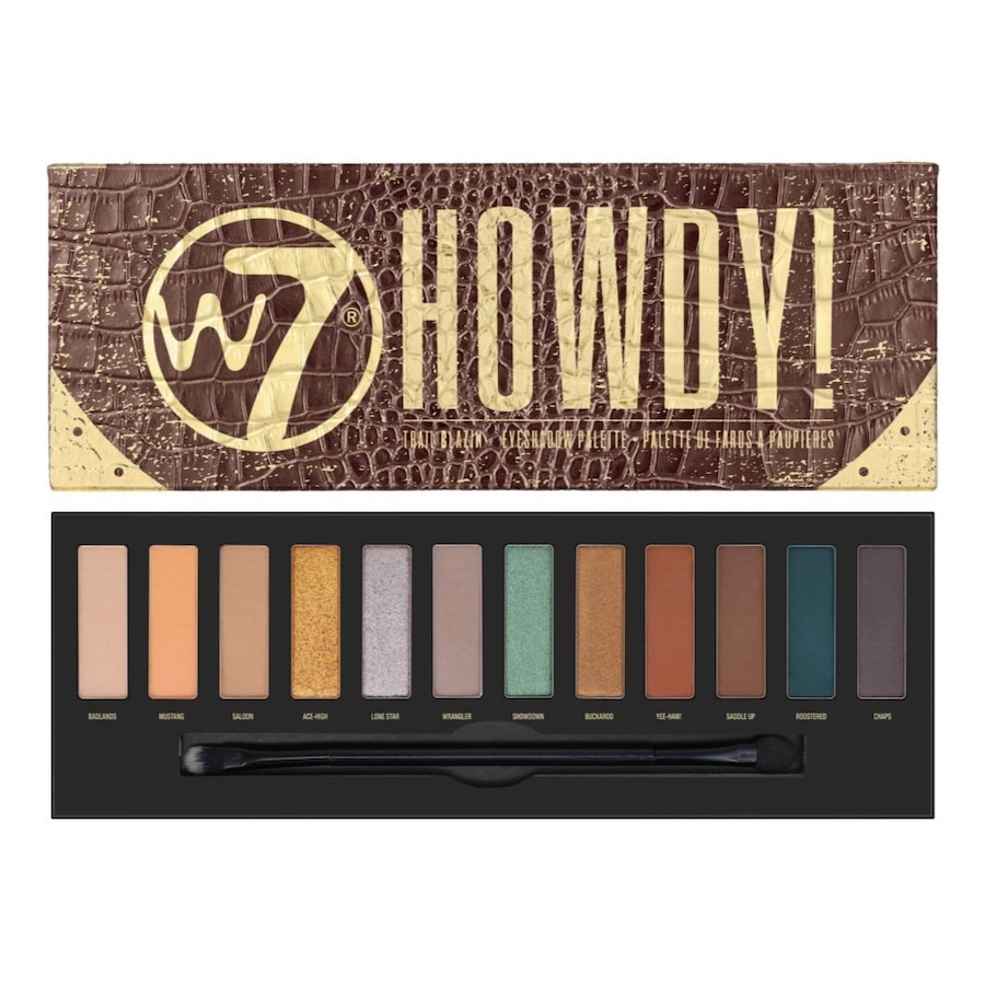 W7 HOWDY! paleta cieni do makijażu oczu Cienie do powiek 14,4 g 14.4 g