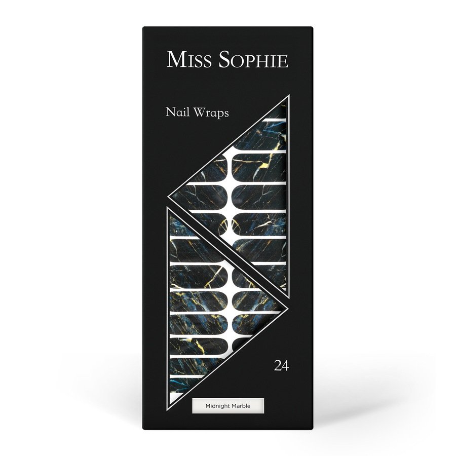 Miss Sophie's Midnight Marble Stylizacja paznokci 24 ct 24 szt.