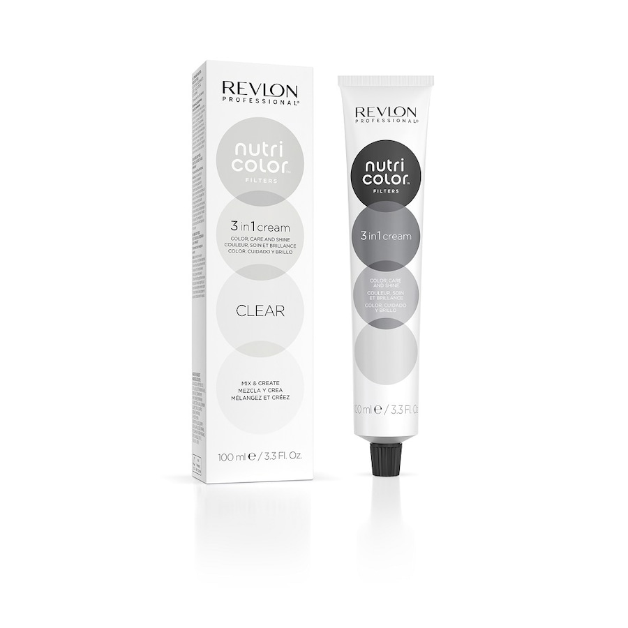 Revlon Professional Nutri Color 3 in 1 Cream Clear Maski do włosów 100 ml Szary