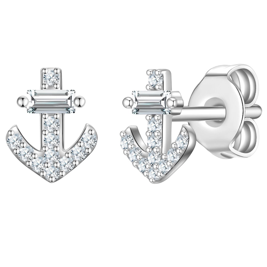 Rafaela Donata Kolczyki Kotwica z Srebro wysokiej próby w Srebrny 1 ct Damski