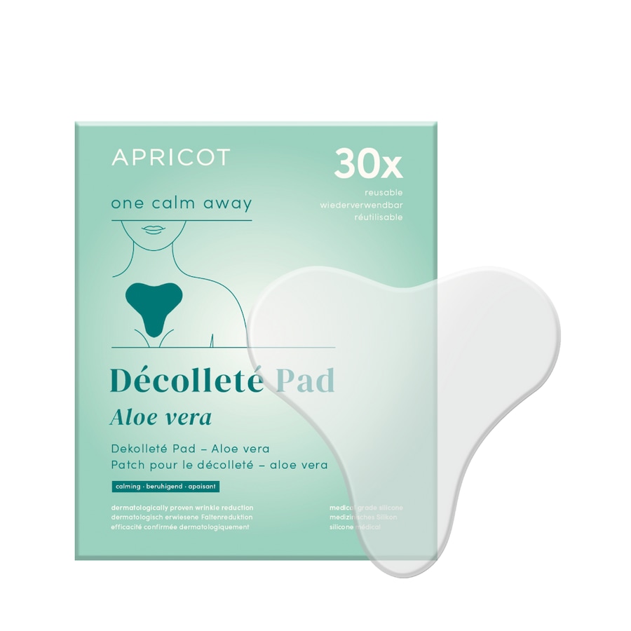 Apricot Podkładka na dekolt wielokrotnego użytku z aloesem Kremy do szyi i dekoltu 30 ct