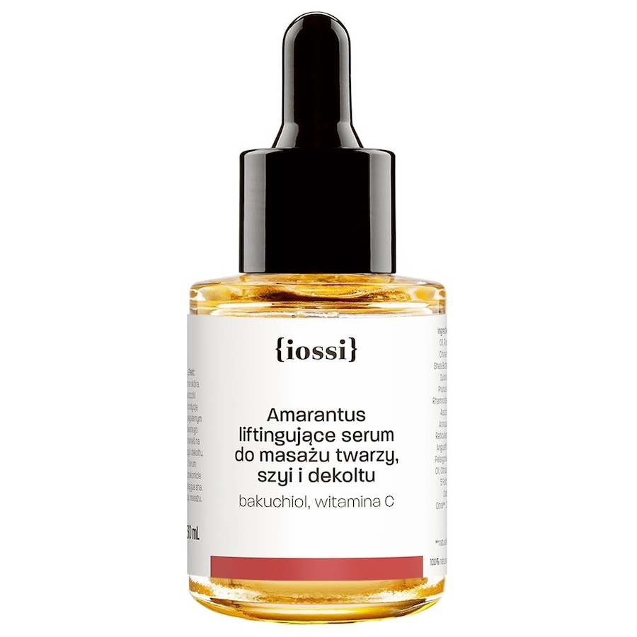 Iossi Ujędrniająco-liftingujące serum do masażu twarzy z bakuchiolem i witaminą C Serum nawilżające 30 ml