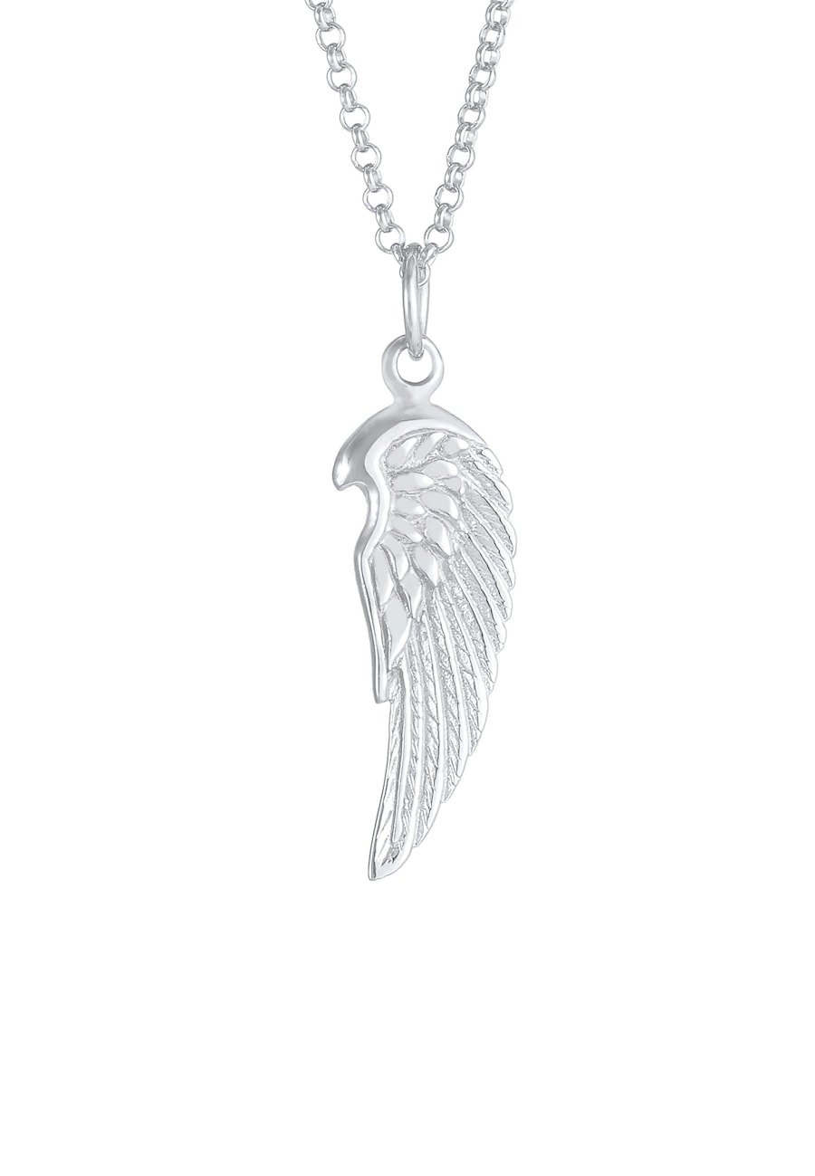 KUZZOI Męska zawieszka skrzydła oksydowane srebro próby 925 Naszyjniki 1 ct Męskie