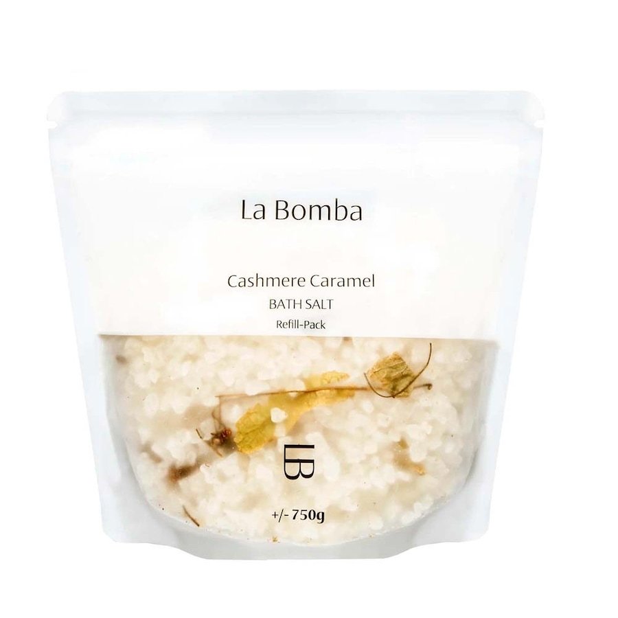 La Bomba Cashmere Caramel Refill Pack Olejki i mleczka do kąpieli 750 g