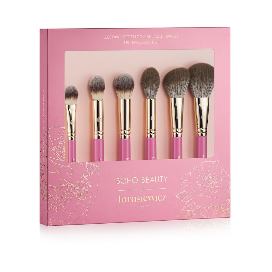 Boho Beauty BOHO X TARASIEWICZ ZESTAW 6 PĘDZLI DO TWARZY Zestawy pędzli do makijażu 1 ct 1 szt.