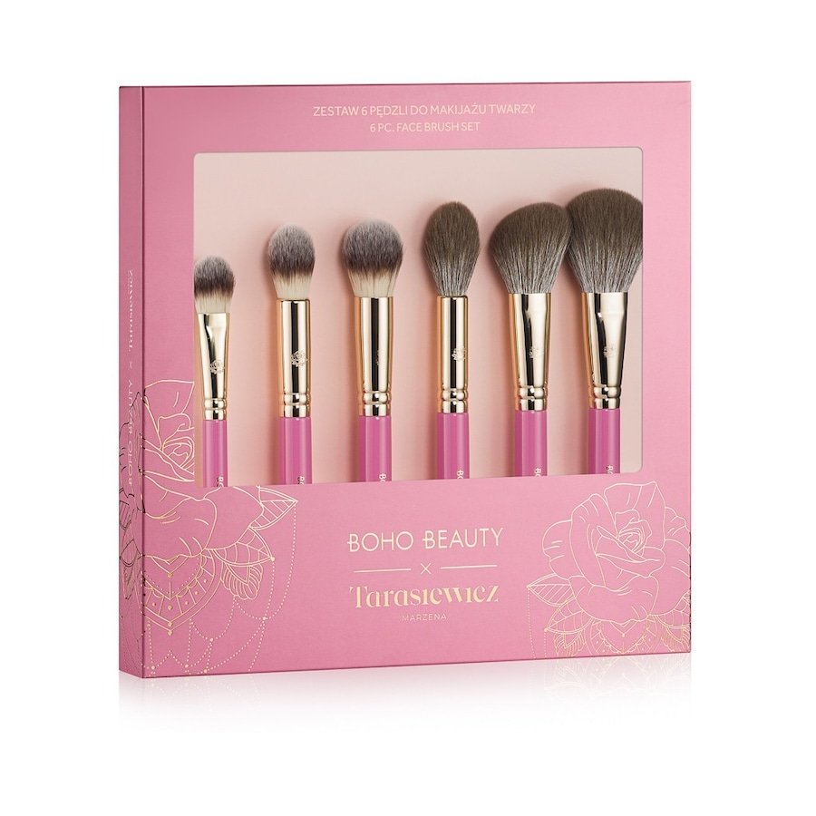 Boho Beauty BOHO X TARASIEWICZ ZESTAW 6 PĘDZLI DO TWARZY Zestawy pędzli do makijażu 1 ct 1 szt.