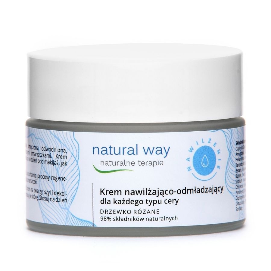 Natural Way Krem do twarzy nawilżająco-odmładzający Kremy do twarzy 50 ml