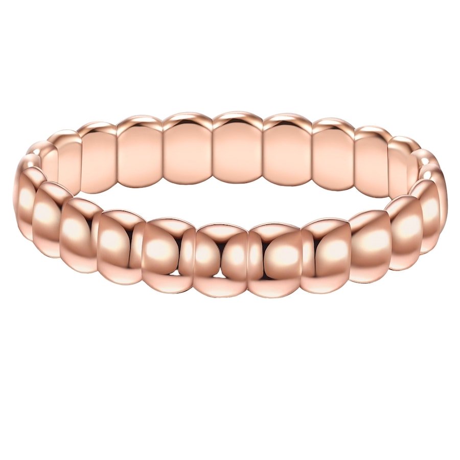 Glanzstücke München Srebrny pierścionek srebro wysokiej próby Cyrkonia różowe złoto Pierścionki 1 ct Damski