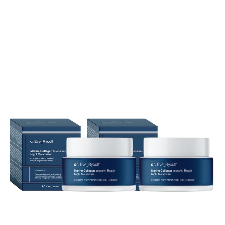 Dr. Eve_Ryouth Duet kremów na noc z kolagenem Kremy na noc 100 ml Damski
