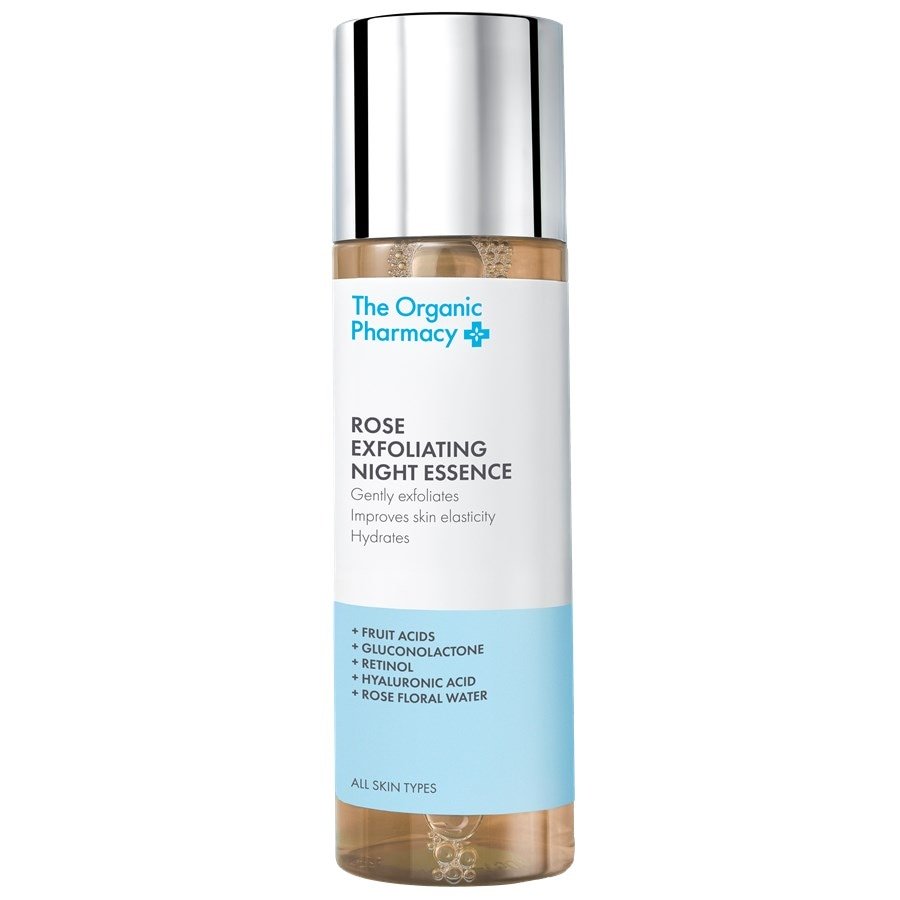 The Organic Pharmacy Różana esencja złuszczająca na noc Serum przeciwzmarszczkowe 150 ml Damski