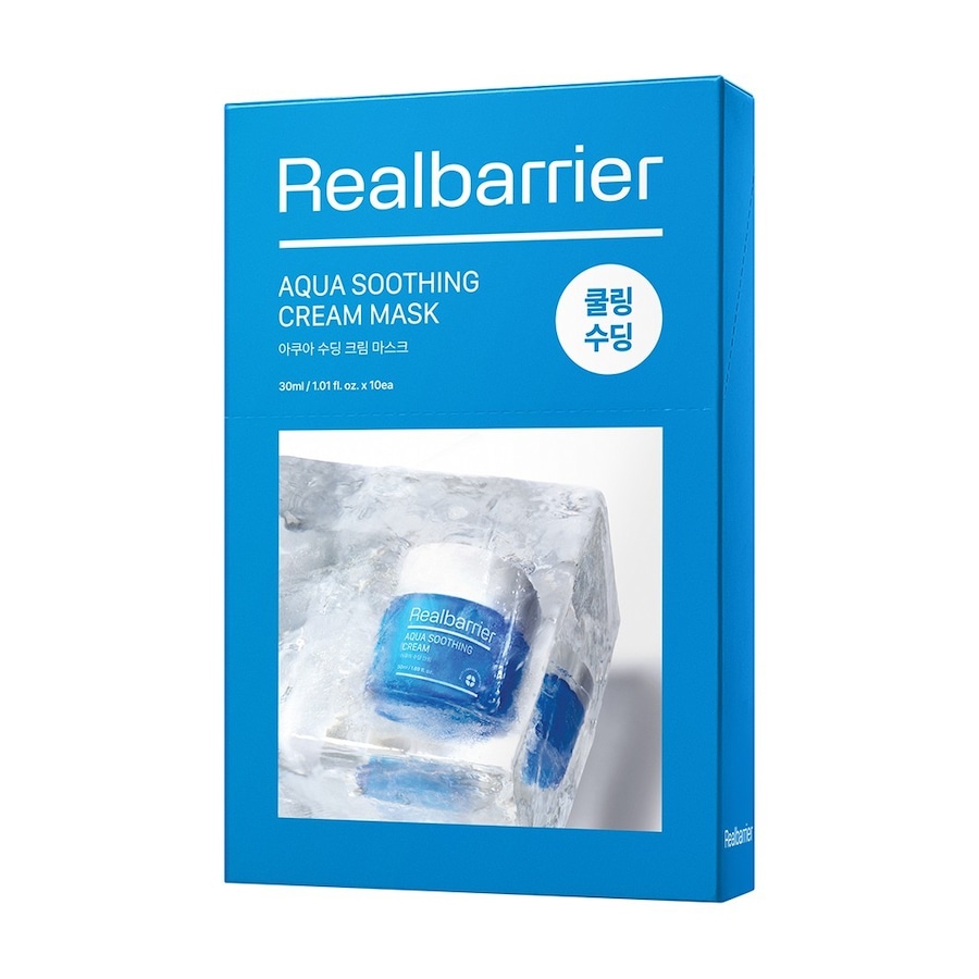 Real Barrier Aqua Soothing Cream Mask nawilżająca, łagodząca maska w płacie Maseczki w płachcie 300 ml