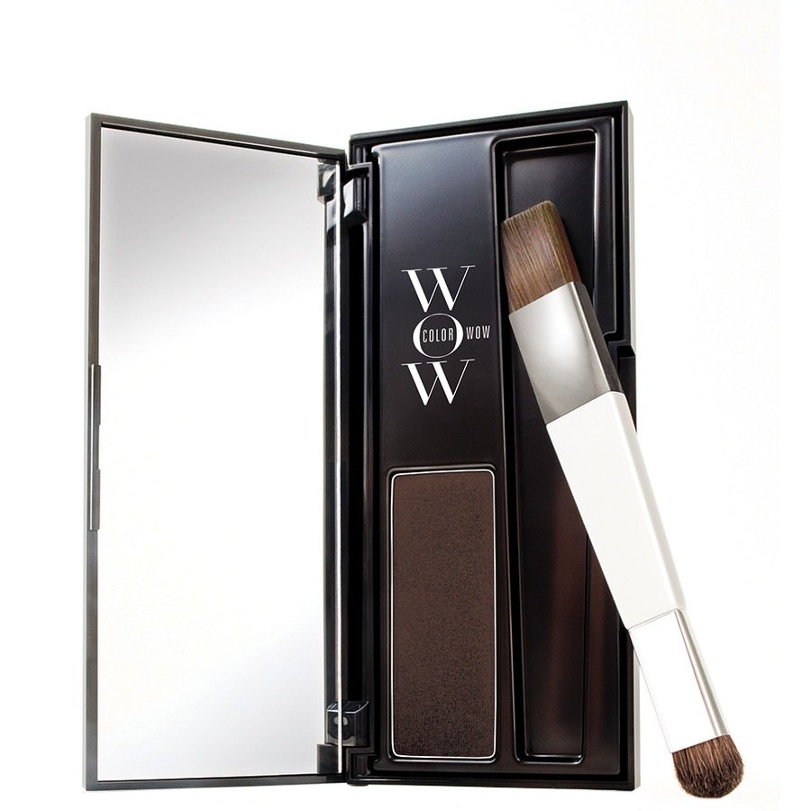 COLOR WOW Color Wow Root Cover - korektor odrostów med.brown Puder do włosów 2,1 g Czarny