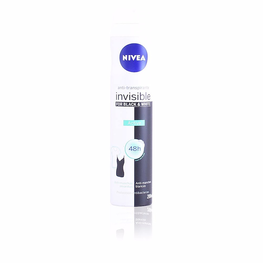 NIVEA BLACK & WHITE INVISIBLE ACTIVE dezodorant spray Dezodoranty 200 ml