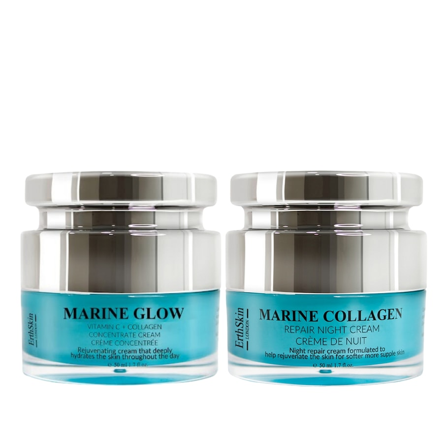 ErthSkin London Zestaw Marine Radiance Duo Kremy na noc 1 ct Damski