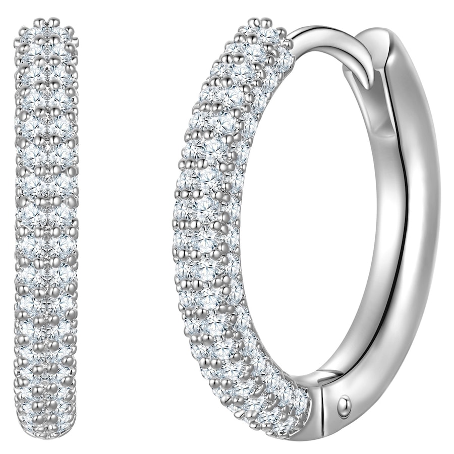 Yokoamii Kolczyki w Mosiadz z Srebrny Kolczyki koła 1 ct Damski