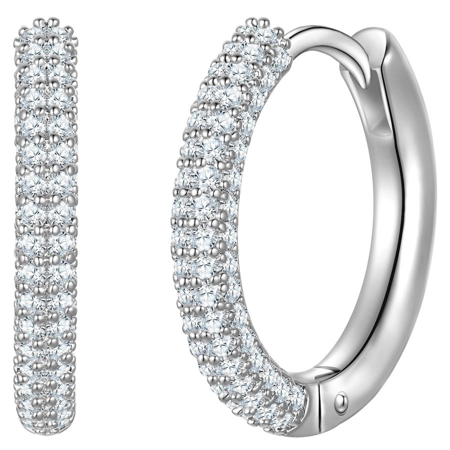 Yokoamii Kolczyki w Mosiadz z Srebrny Kolczyki koła 1 ct Damski