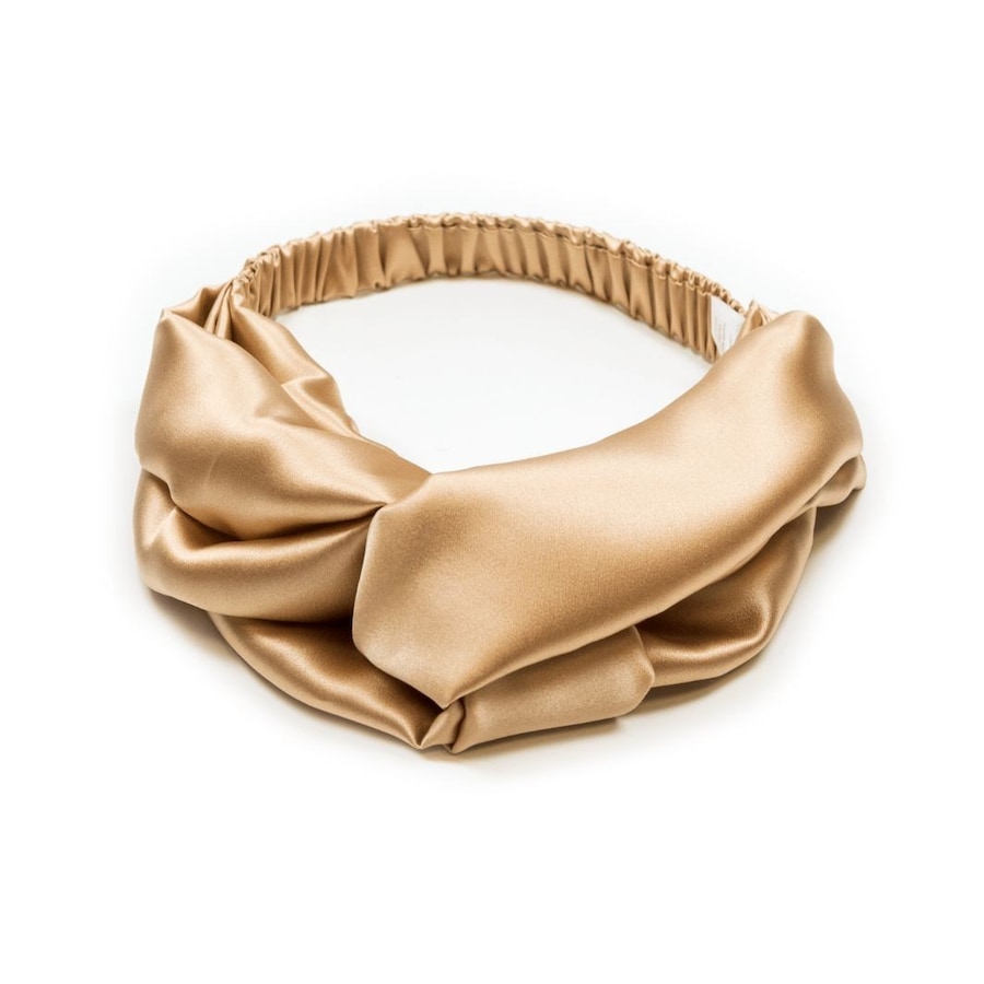 So fluffy Jedwabna opaska Blair – szampańska Opaski do włosów 1 ct