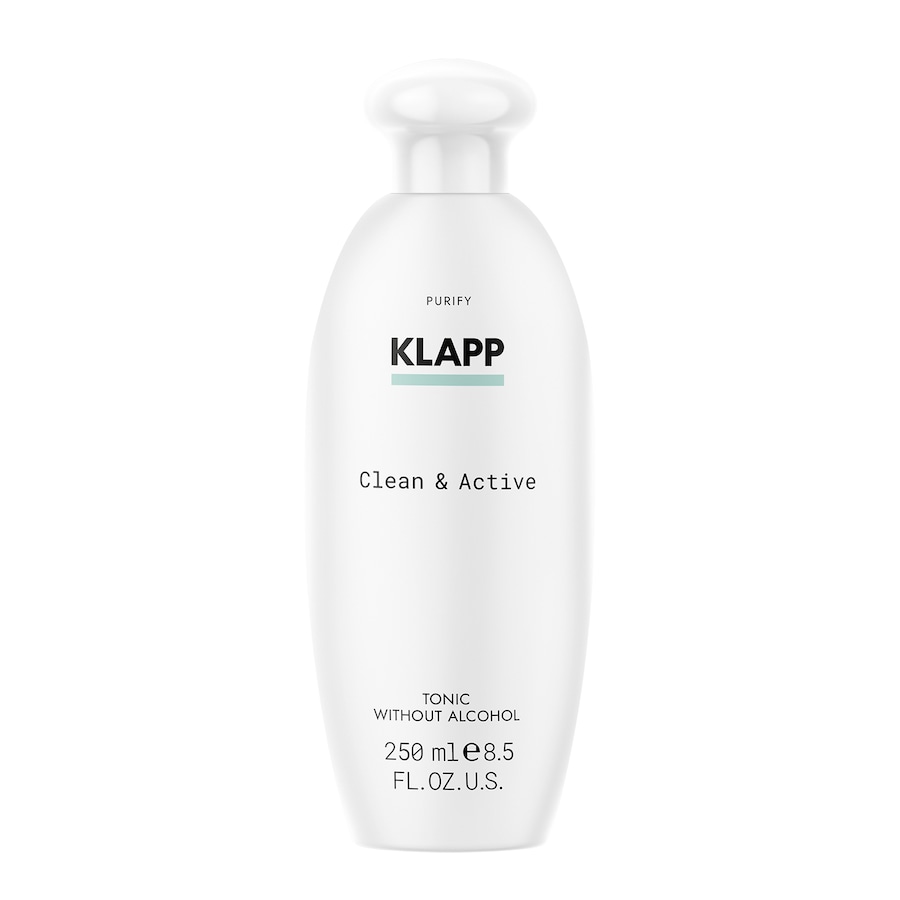 Klapp Clean & Active Tonic Without Alcohol Toniki do twarzy 250 ml