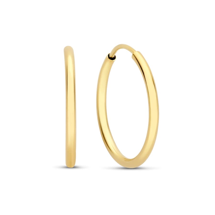 Isabel Bernard Kolczyki typu creole Isabel Bernard Le Marais Cerise - 14-karatowe złoto Kolczyki koła 1 ct Damski