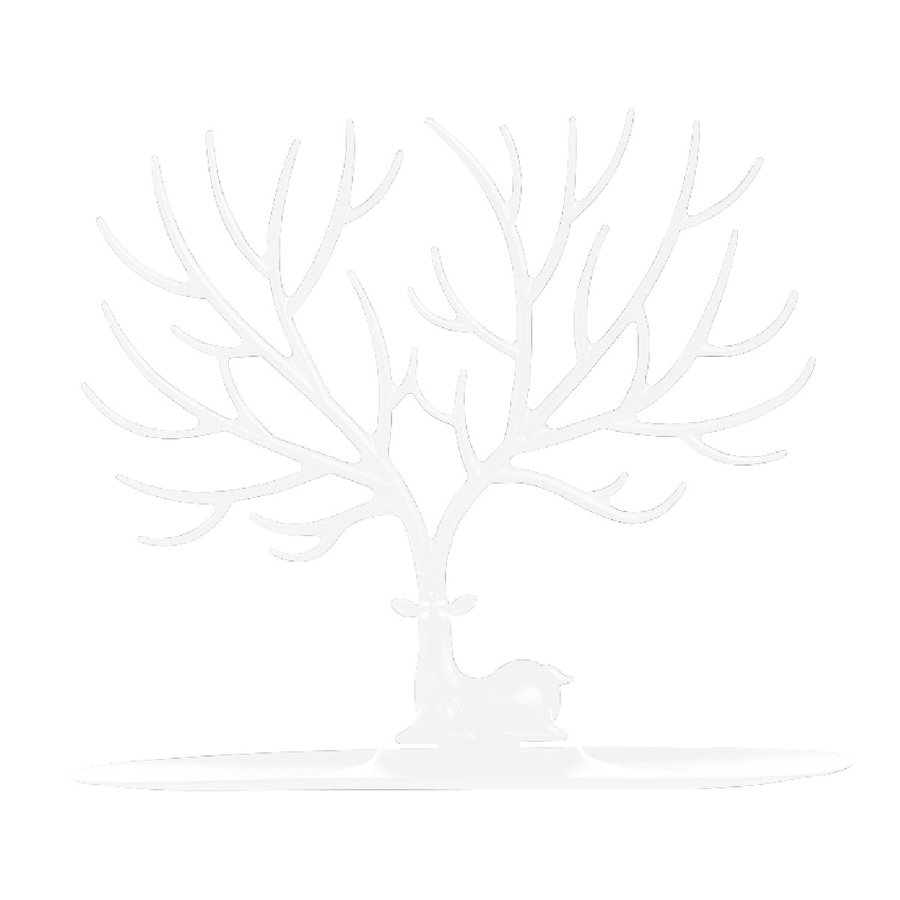 UNIQ Jeleń Biżuteria Drzewo Akcesoria 1 ct Biały