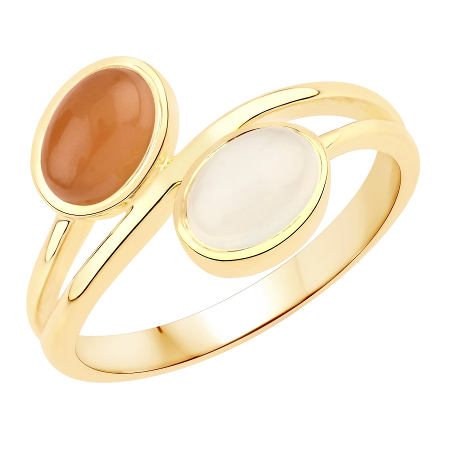 Rafaela Donata Pierścionek Srebro wysokiej próby Żółte złoto Pierścionki 1 ct Damski