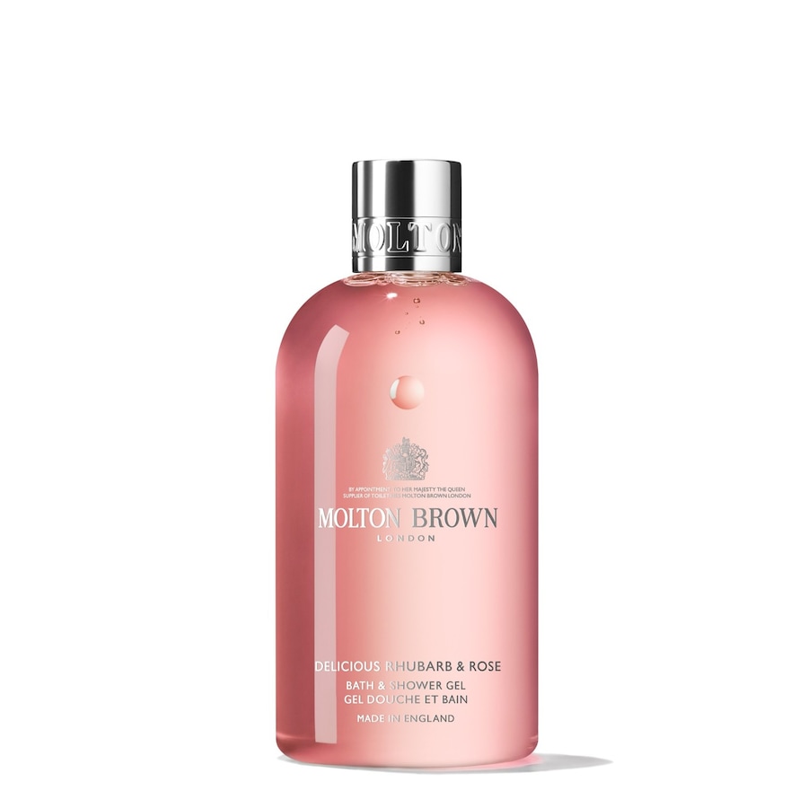 Molton Brown Body Essentials DELICIOUS RHUBARB & ROSE BATH & SHOWER GEL Mydła do rąk 300 ml Damski