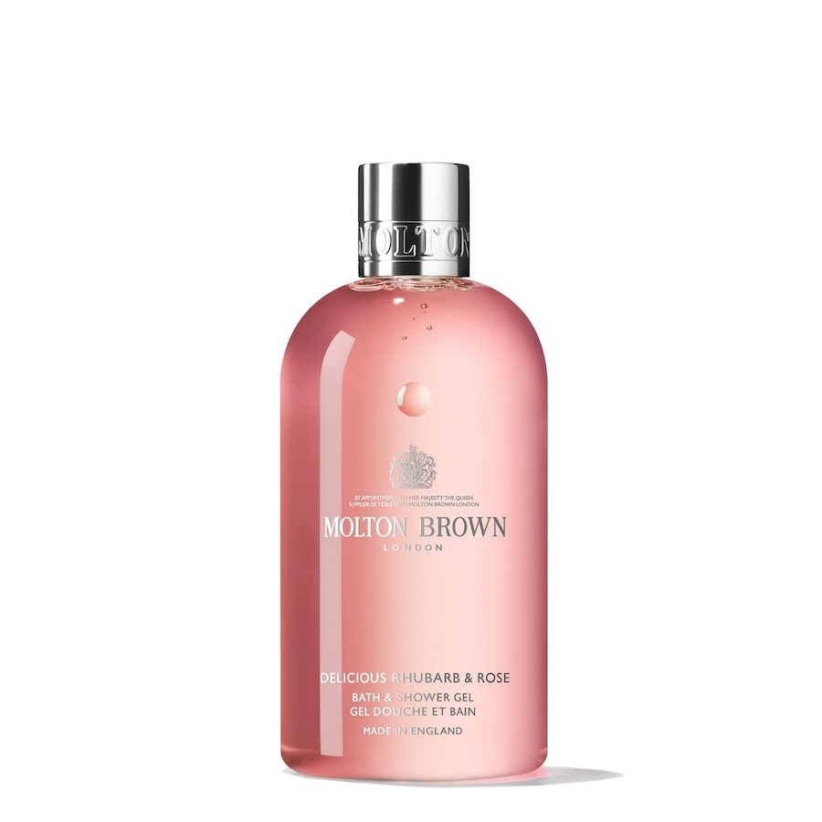 Molton Brown Body Essentials DELICIOUS RHUBARB & ROSE BATH & SHOWER GEL Mydła do rąk 300 ml Damski