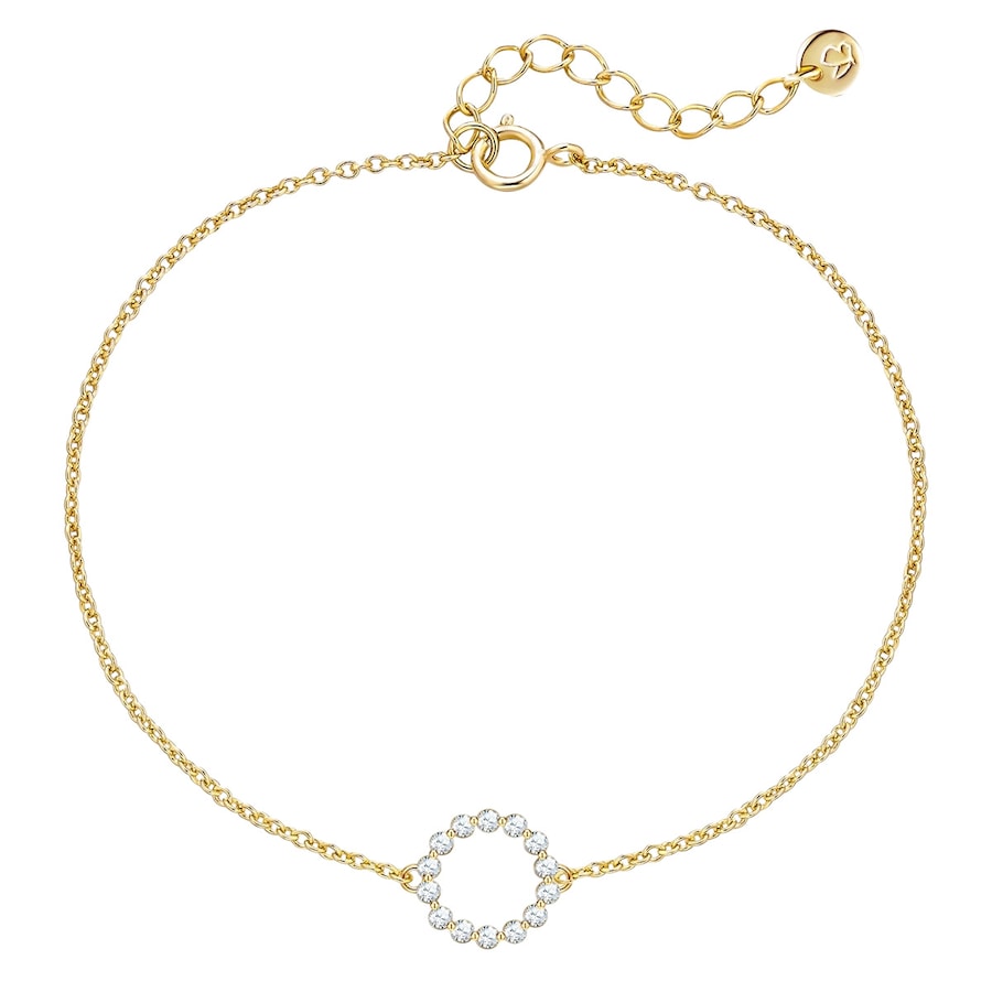 Glanzstücke München Bransoletka z Srebro wysokiej próby w Żółte złoto Bransoletki 1 ct Damski