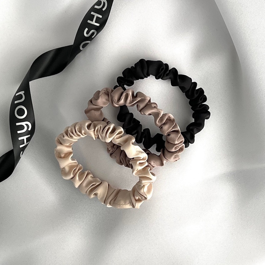 POSHYOU Zestaw gumek scrunchies MINI Gumki do włosów 1 ct