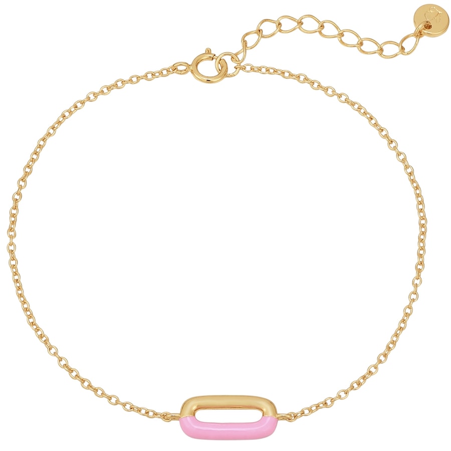 Glanzstücke München Bransoletka Srebro wysokiej próby Żółte złoto Bransoletki 1 ct Damski