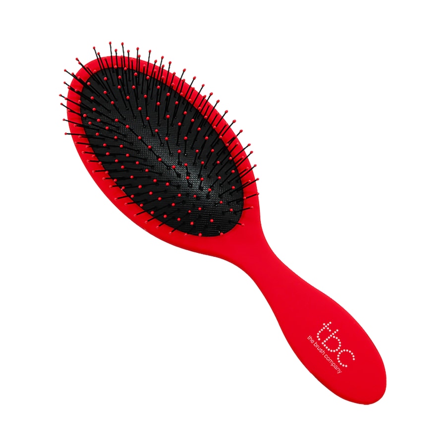 TBC TBC Wet & Dry Szczotka do włosów turkusowa Płaskie szczotki do włosów 1 ct Czerwony