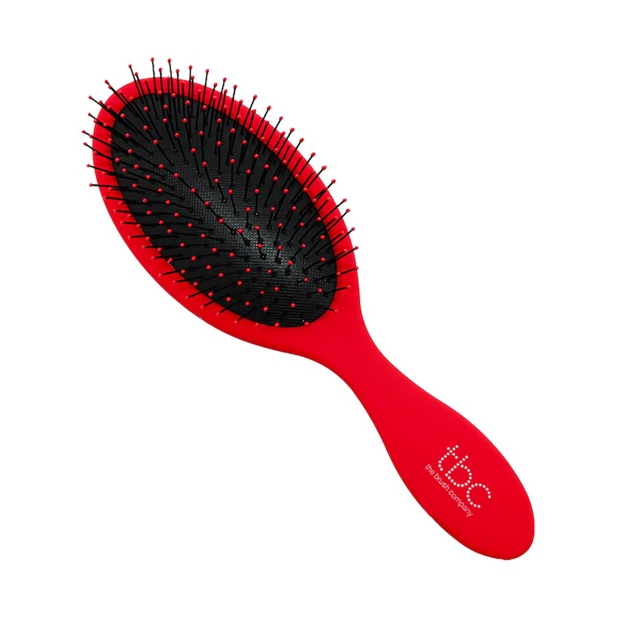 TBC TBC Wet & Dry Szczotka do włosów turkusowa Płaskie szczotki do włosów 1 ct Czerwony