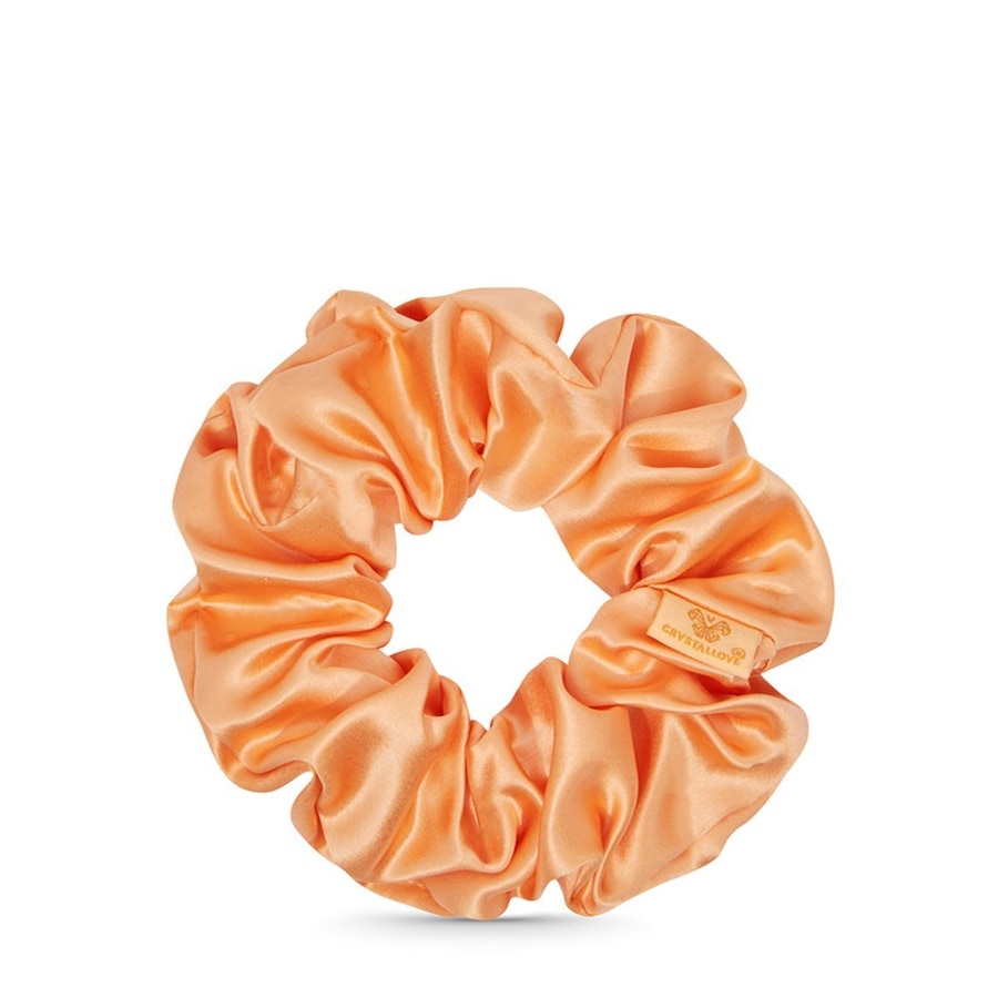 Crystallove Gumka do włosów z jedwabiu peach fuzz Ozdoby do włosów 1 ct Damski