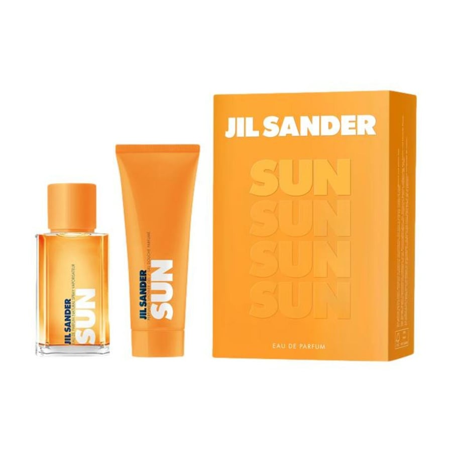 Jil Sander Sun Set E.d.P. Nat. Spray 75 ml + Shower Gel 75 ml Zestawy perfum 1 ct Damski