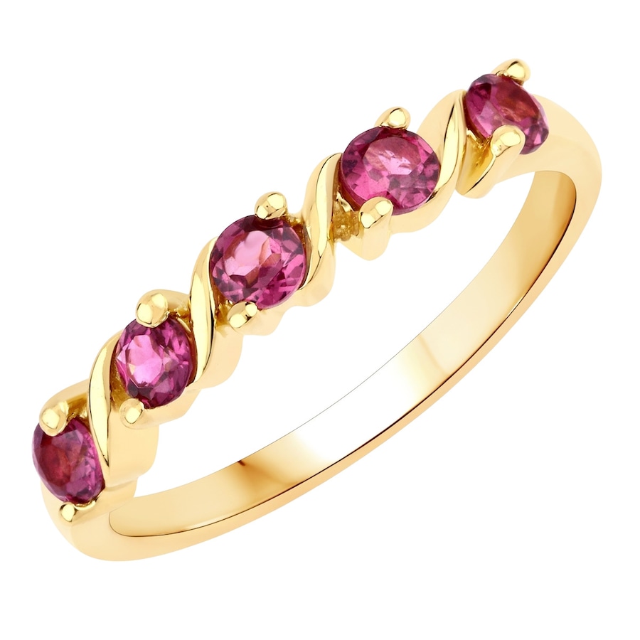 Rafaela Donata Pierścionek Srebro wysokiej próby Żółte złoto Pierścionki 1 ct Damski