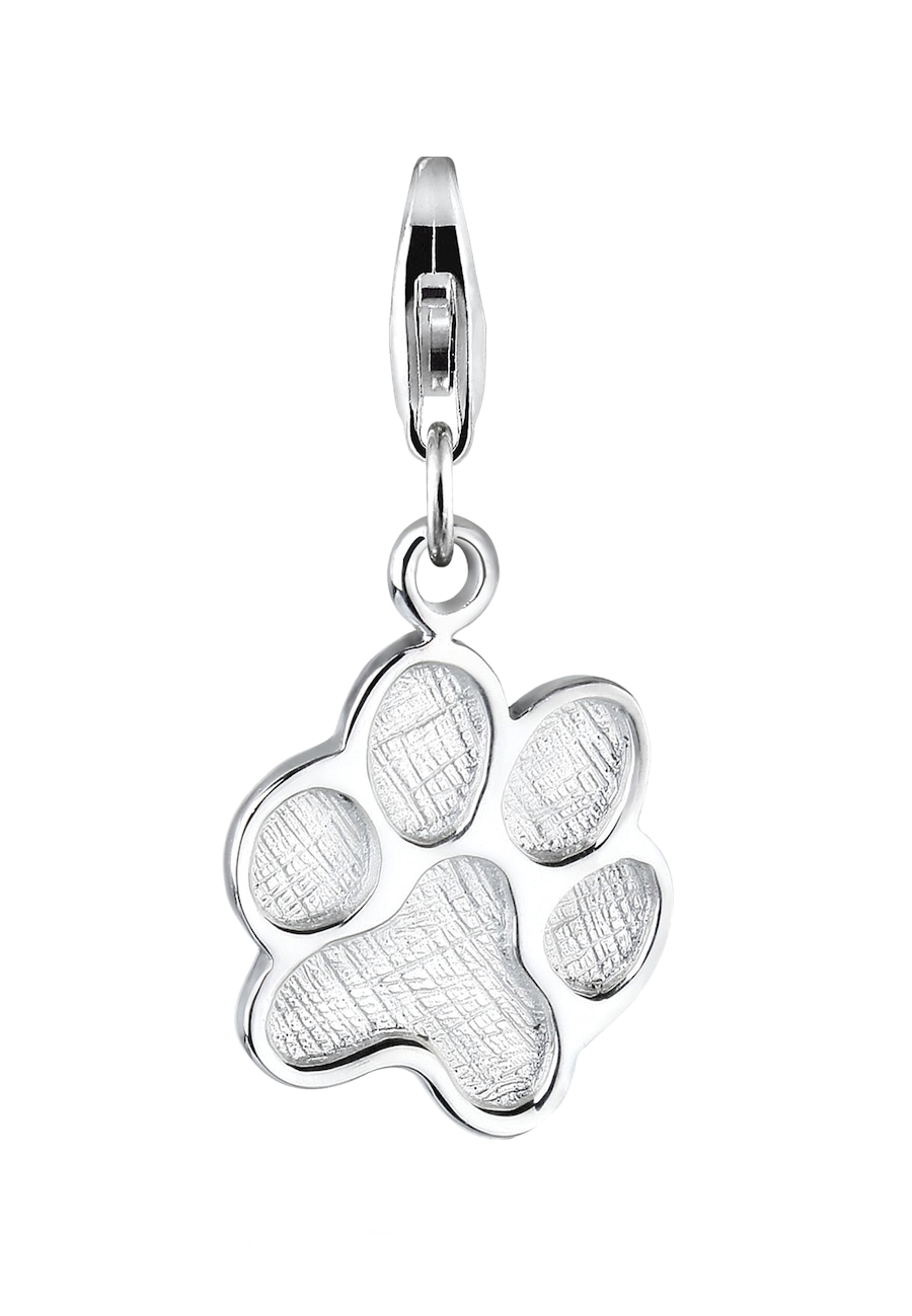 Elli Damski wisiorek pies kot łapa Animal w srebrze 925 Sterling Silver Wisiorki 1 ct