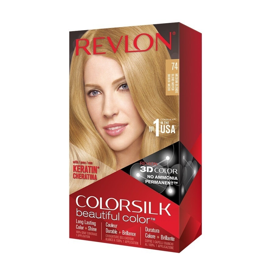 Revlon ColorSilk Beautiful Color Farby do włosów 1 ct Jasnobrązowy