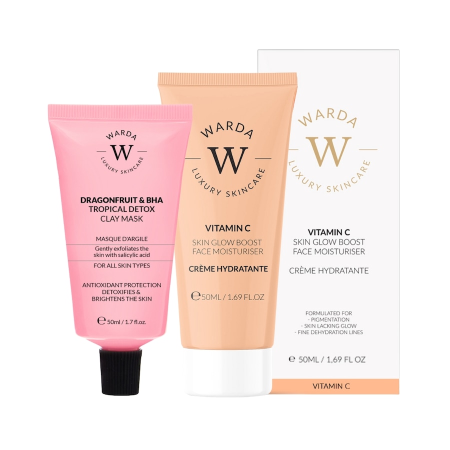 WARDA LUXURY SKINCARE Kwas hialuronowy + maska Maseczki nawilżające 1 ct Damski