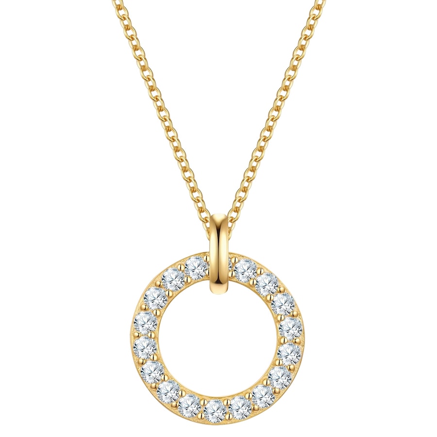 Rafaela Donata Łańcuszek z Srebro wysokiej próby w Żółte złoto Naszyjniki 1 ct Damski