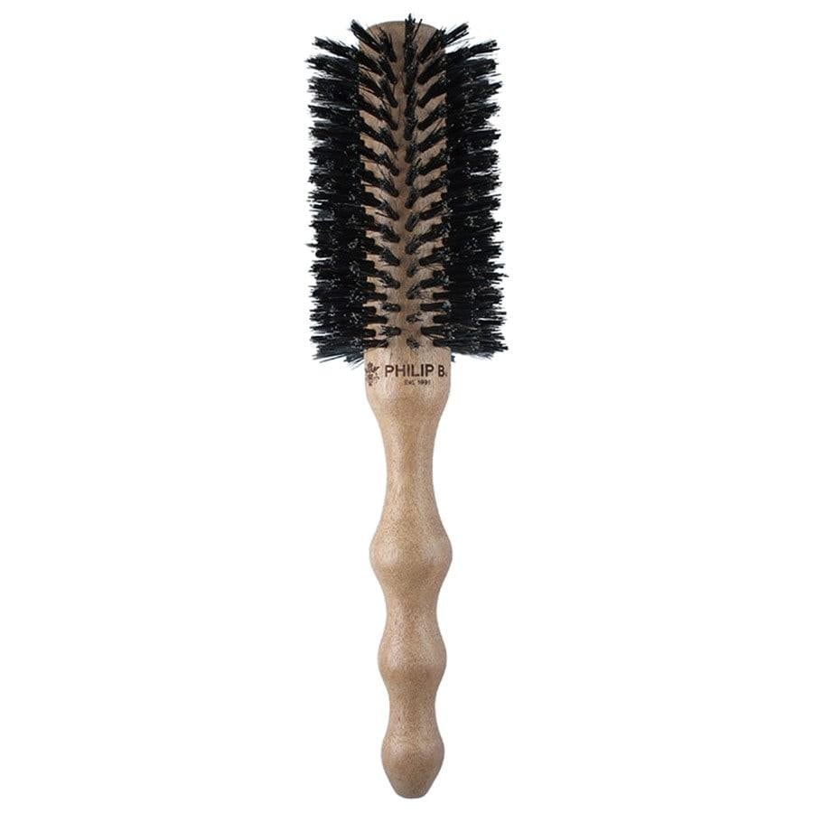 Philip B. Round Hairbrush, Polish Mahogany Handle Okragłe szczotki do włosów 1 ct Męskie