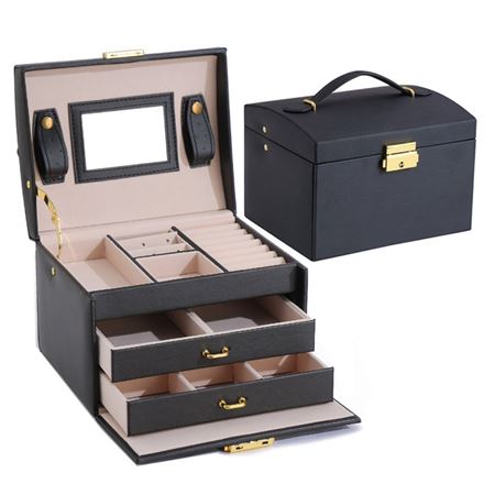 UNIQ Nellia Pudełko na biżuterię Akcesoria 1 ct Czarny