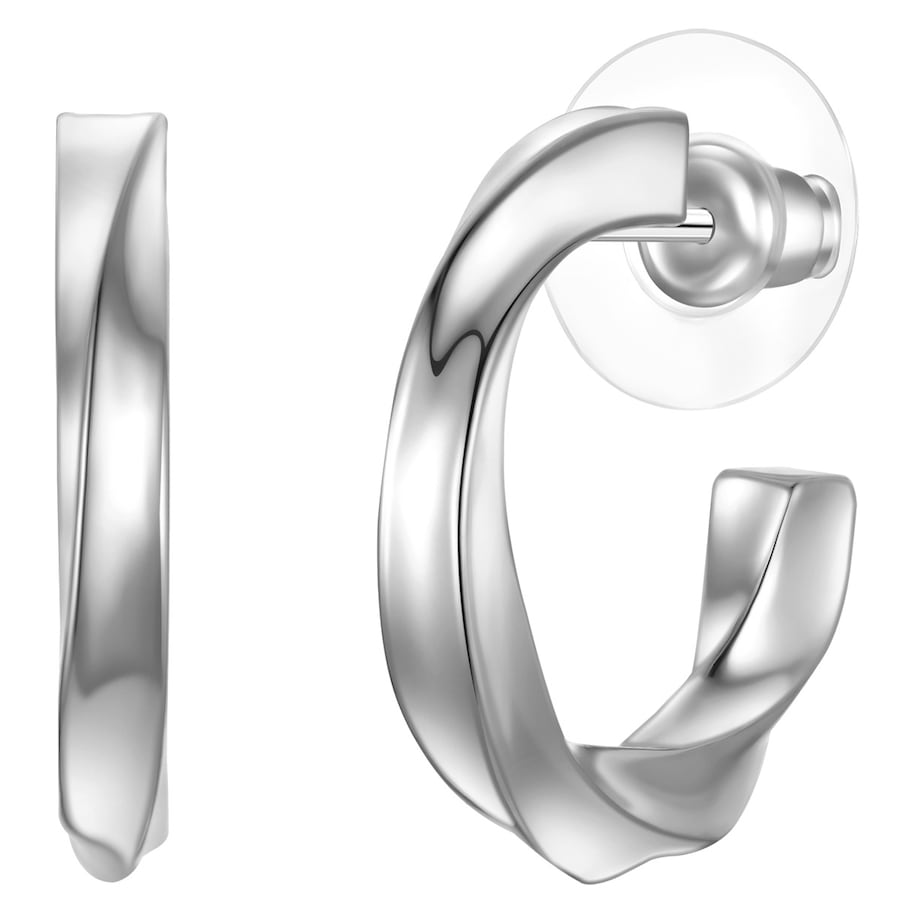 Yokoamii Kolczyki z Stop metali w Srebrny Kolczyki koła 1 ct Damski