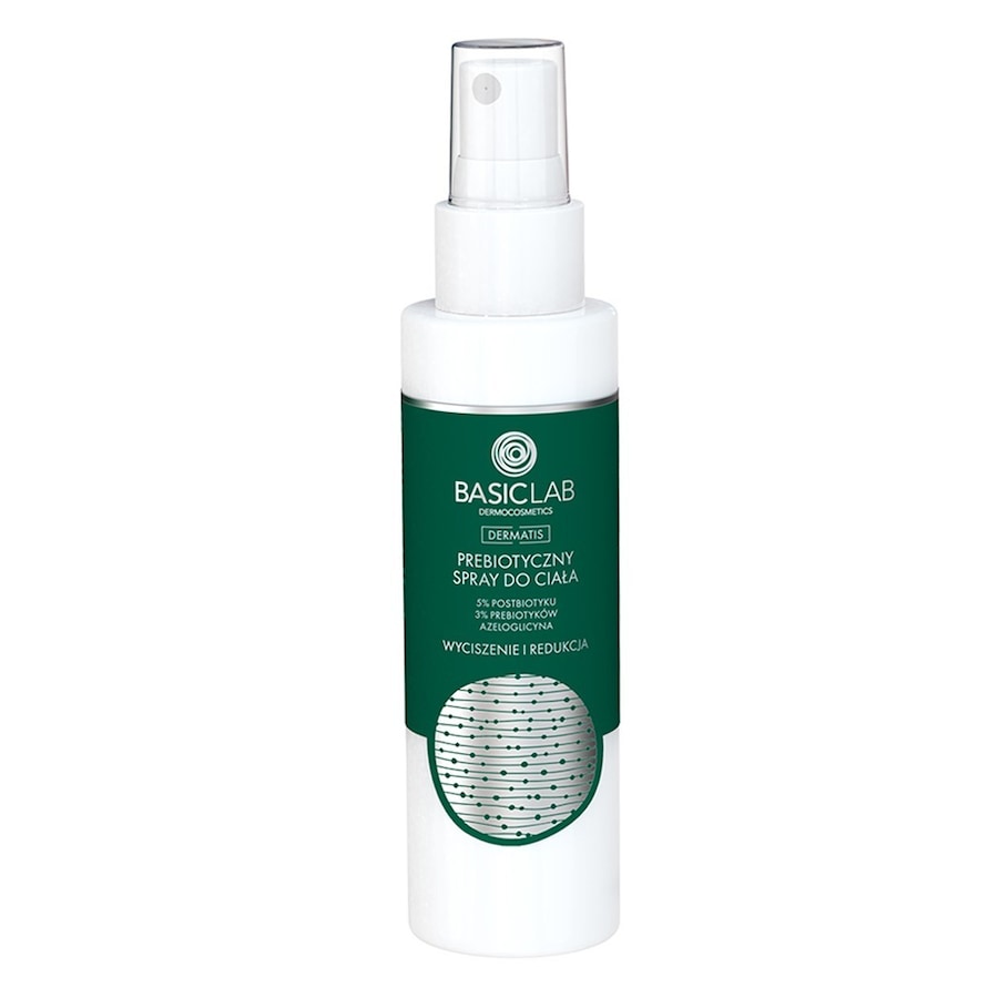 BasicLab BASICLAB DERMOCOSMETICS DERMATIS PREBIOTYCZNY SPRAY DO CIAŁA, 5% POSTBIOTYKU, 3% PREBIOTYKU, AZELOGLICYNA 100 ml Pielęgnacja Anti-Acne