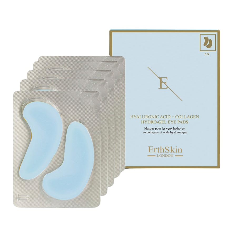 ErthSkin London Płatki pod oczy z hydrożelu kwasu hialuronowego i kolagenu 10 g Damski